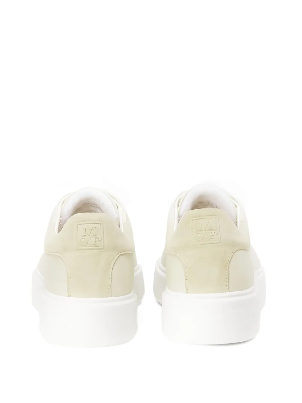 Marc O'Polo Cora leather lace-up sneakers Neutrals
