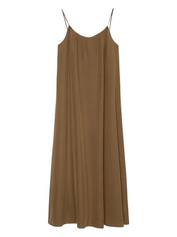 brown slip midi dress Veronica Beard Shara Floral Slip Dress | Dark Mocha Multi main image 1