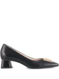 Hogl Posh square-toe block-heel pumps - Black
