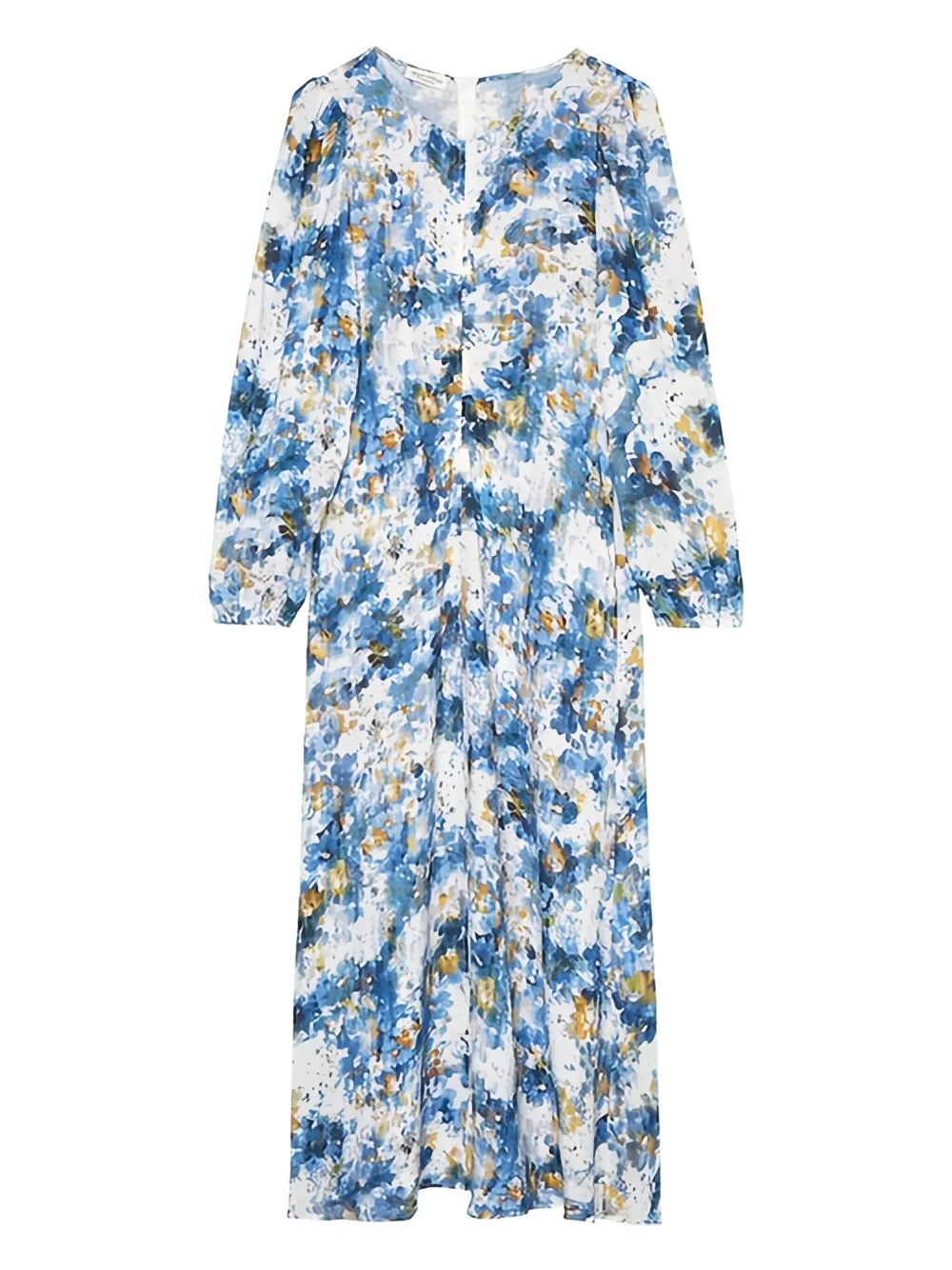 Marc O'Polo Jurk met bloemenprint Blauw