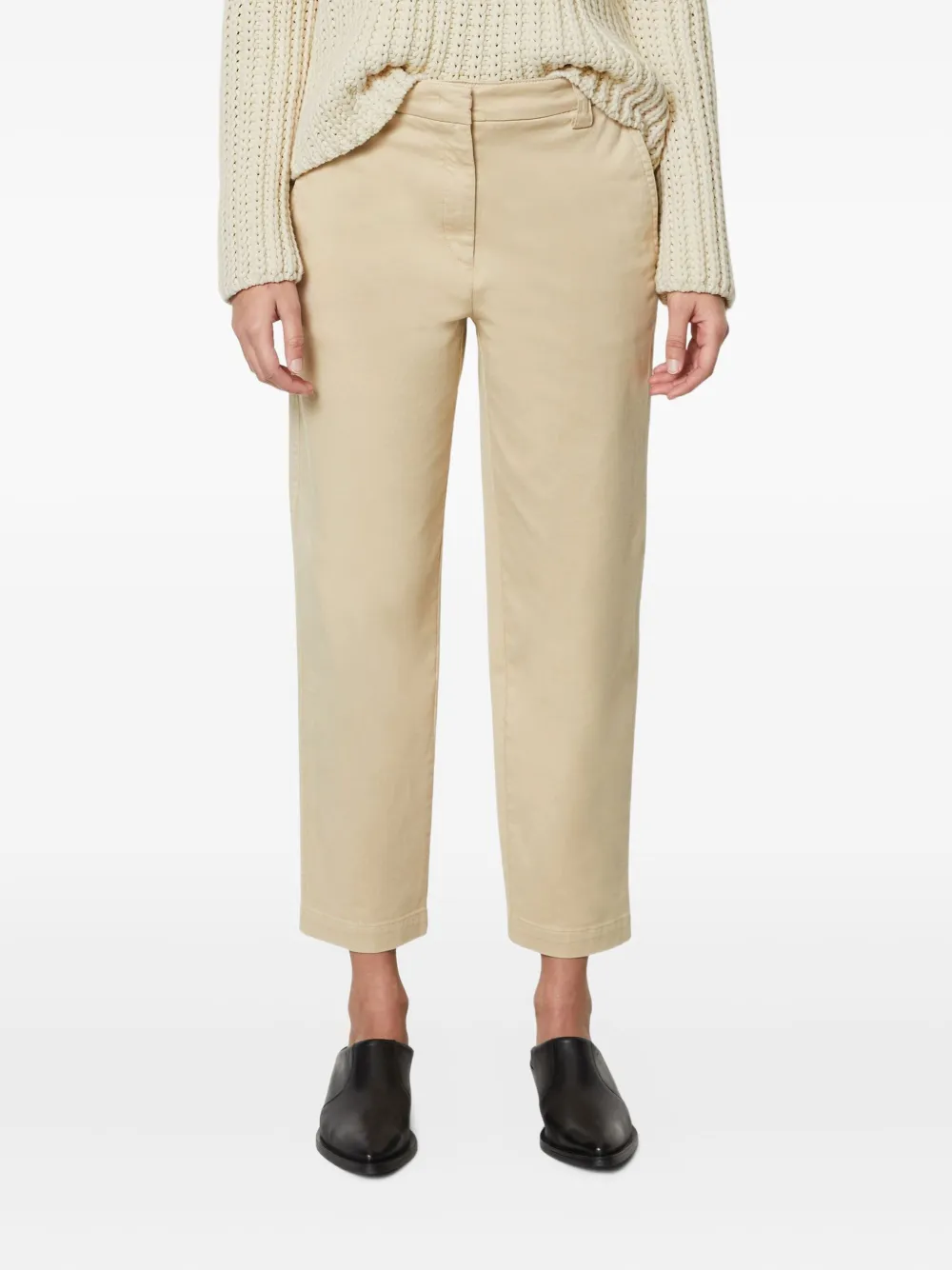Marc O'Polo cotton cropped trousers | Cropped Pants | Image 2