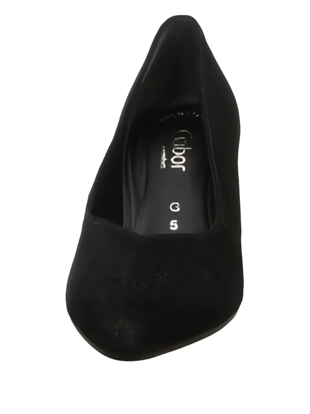 GABOR Pumps met blokhak en glitters Zwart