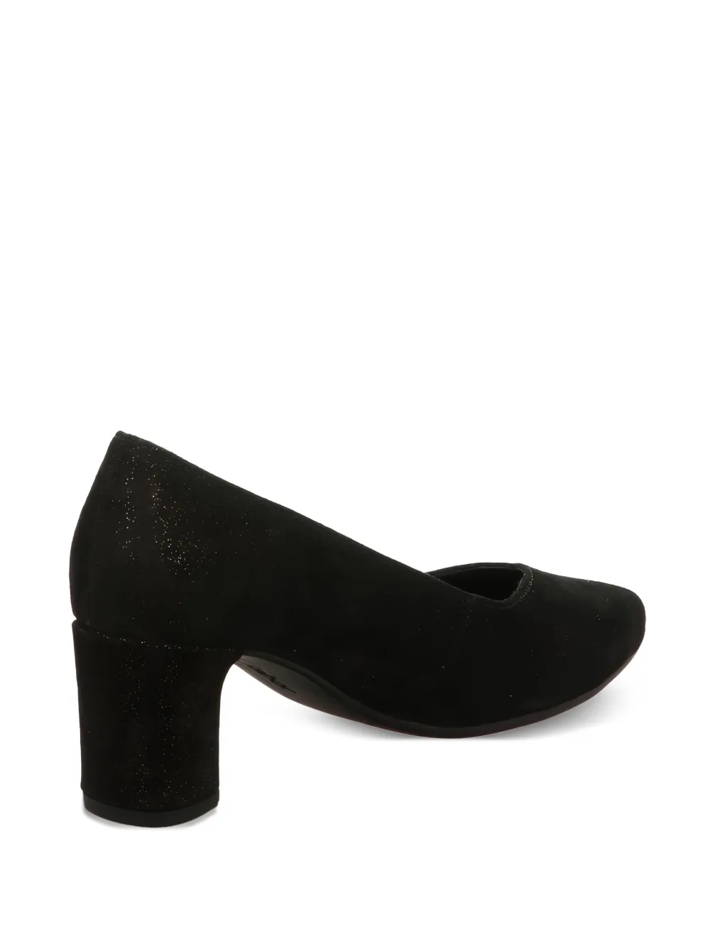 GABOR Pumps met blokhak en glitters Zwart