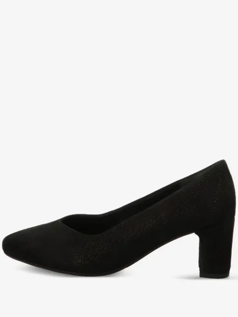GABOR glitter-detail block-heel pumps