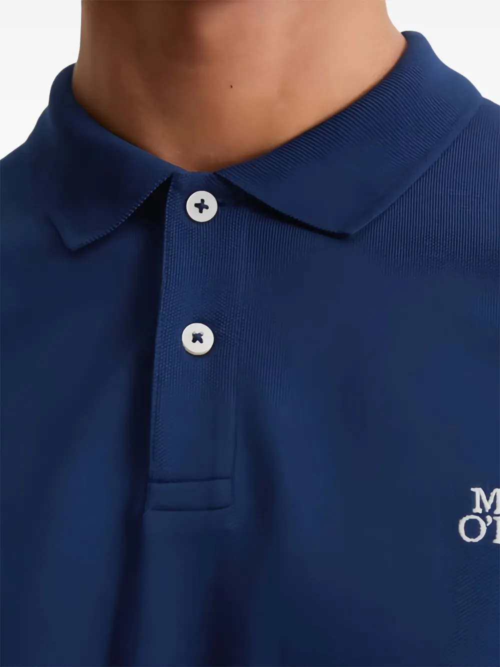 Marc O'Polo Katoenen poloshirt Blauw