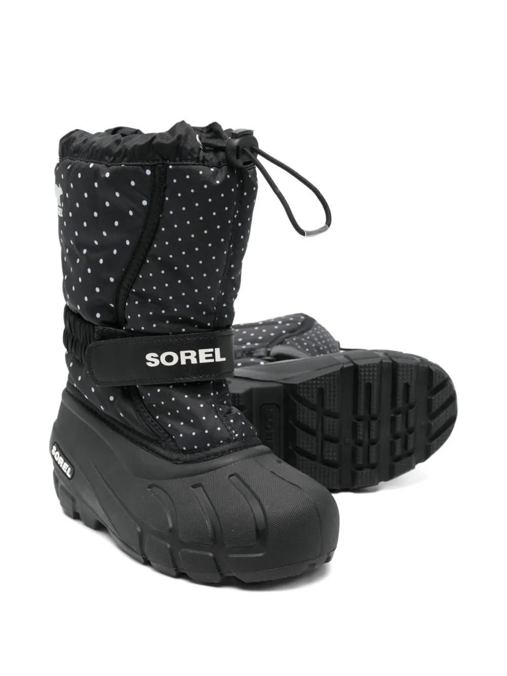 SOREL KIDS Laarzen met stippen bandje Zwart