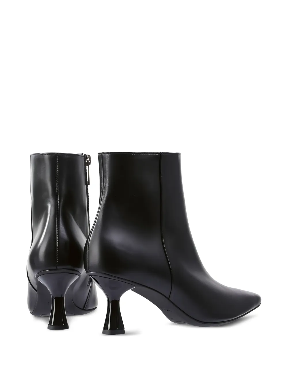 Hogl Charlene pointed-toe heeled ankle boots Black