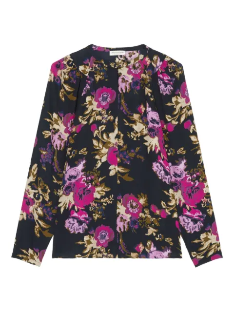 Marc O'Polo floral-print long-sleeve blouse