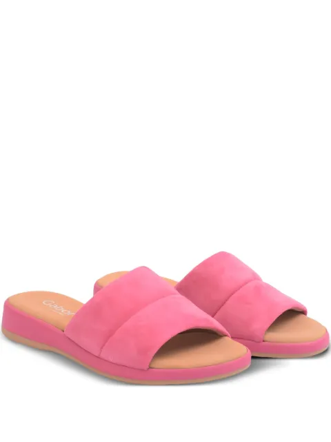 GABOR suede flat sandals