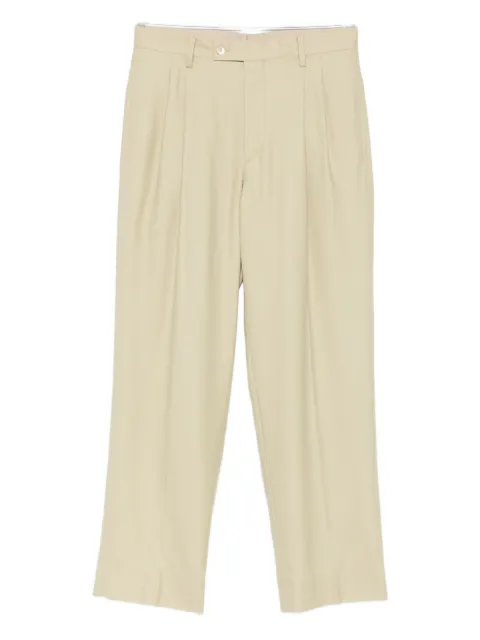 Auralee pleated tailored trousers