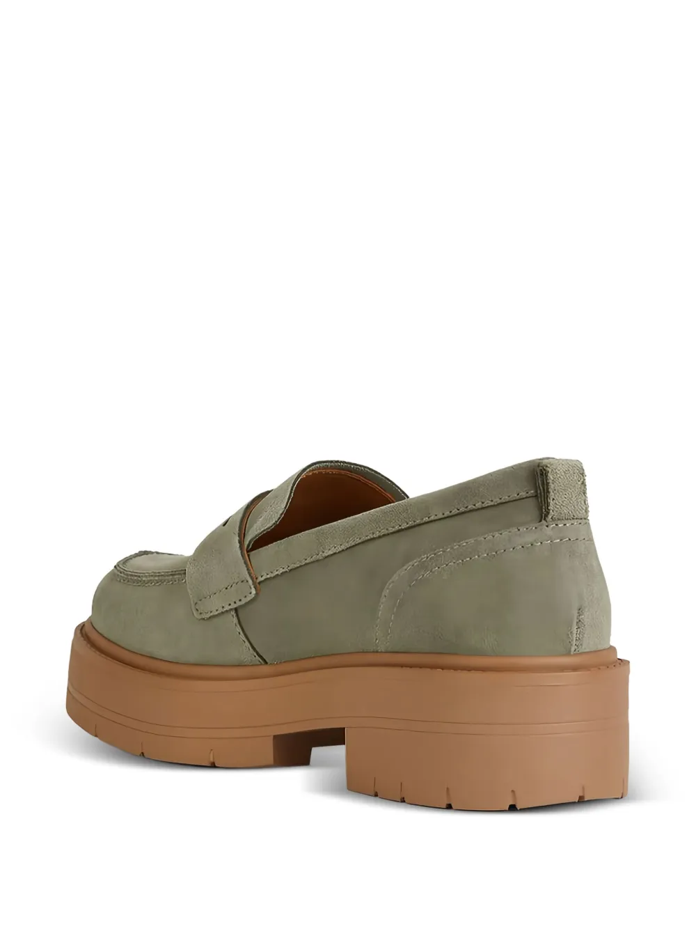 Geox penny platform loafers Green