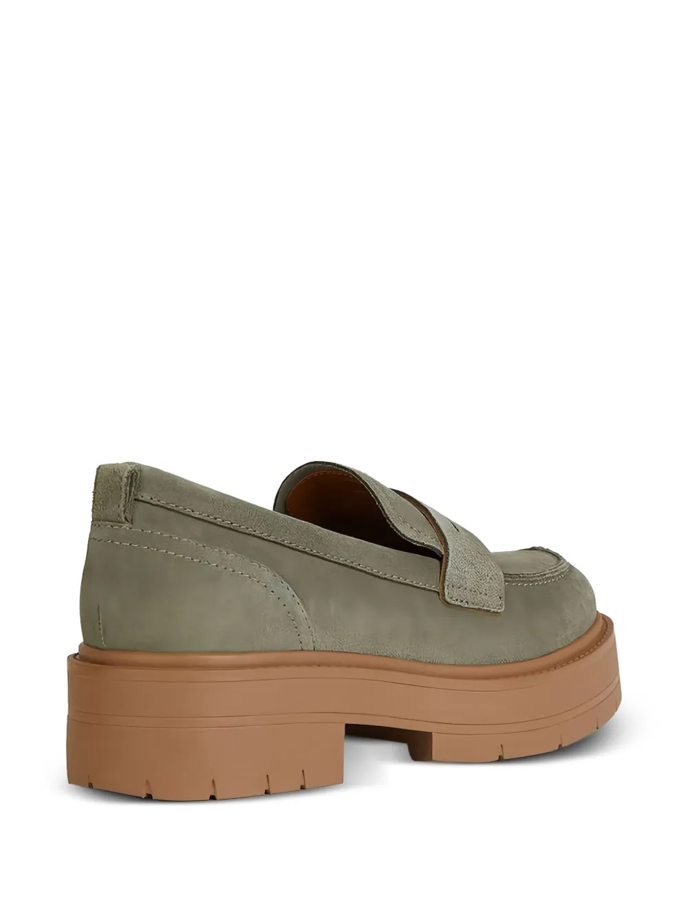Geox penny platform loafers Green