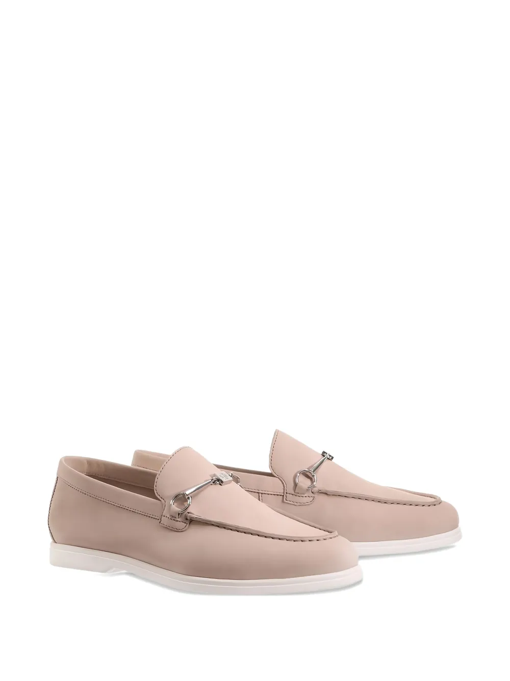 Hogl Joe horsebit leather loafers - Beige