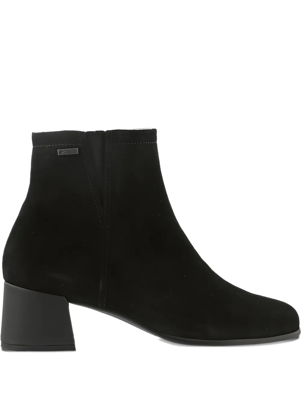 Hogl Lucille block-heeled suede ankle boots Black