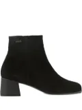 Hogl Lucille block-heeled suede ankle boots - Black