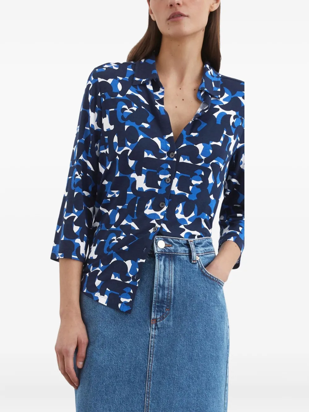 Marc O'Polo abstract print shirt | Shirts | Image 2