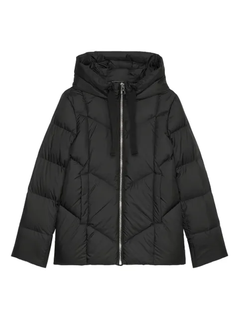 Marc O'Polo chevron-quilted hooded jacket