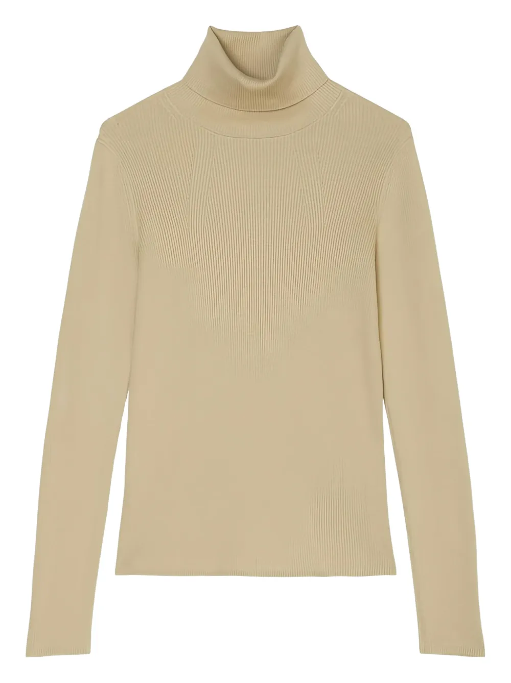 ribbed turtleneck top