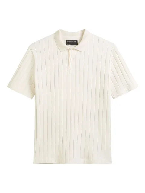 Marc O'Polo ribbed polo shirt