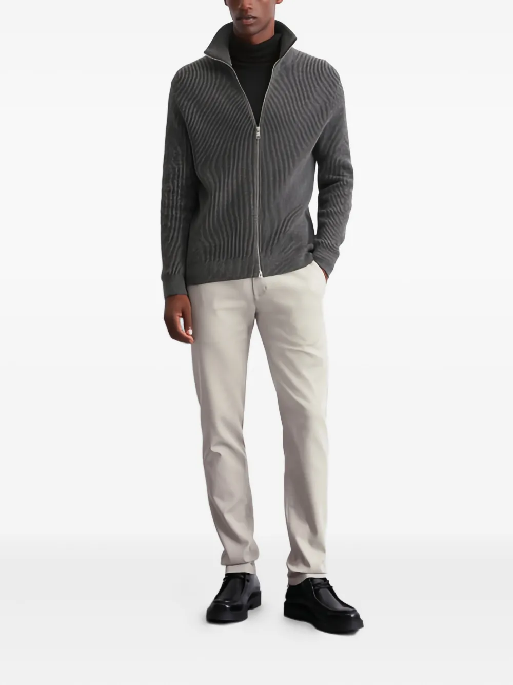 Marc O'Polo zip-up ribbed cardigan | Cardigans | Image 2