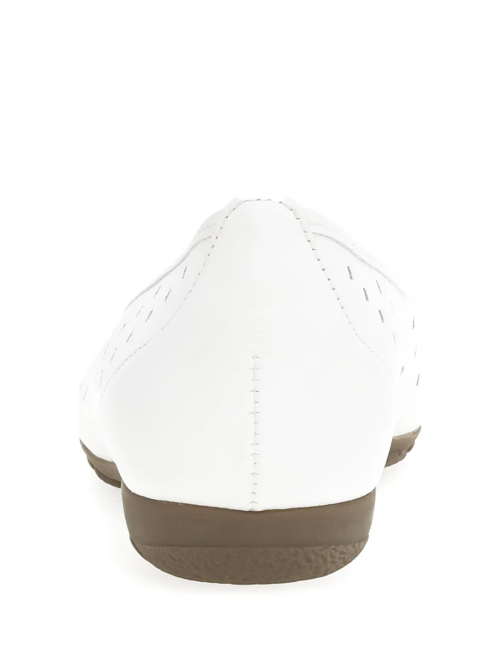 GABOR perforated ballet flats White