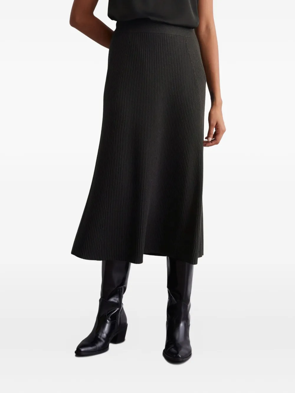 Marc O'Polo ribbed midi skirt | A-Line Skirts | Image 2