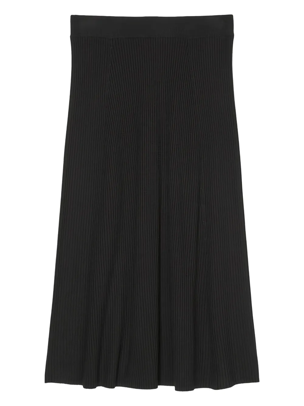 Marc O'Polo ribbed midi skirt | Black | Image 1