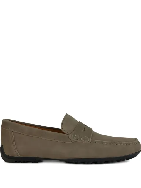 Geox Kosmopolis penny-slot suede loafers