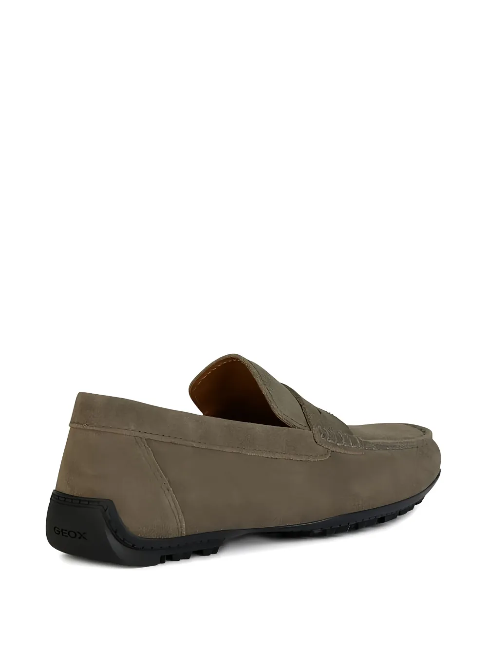 Geox Kosmopolis penny-slot suede loafers Neutrals