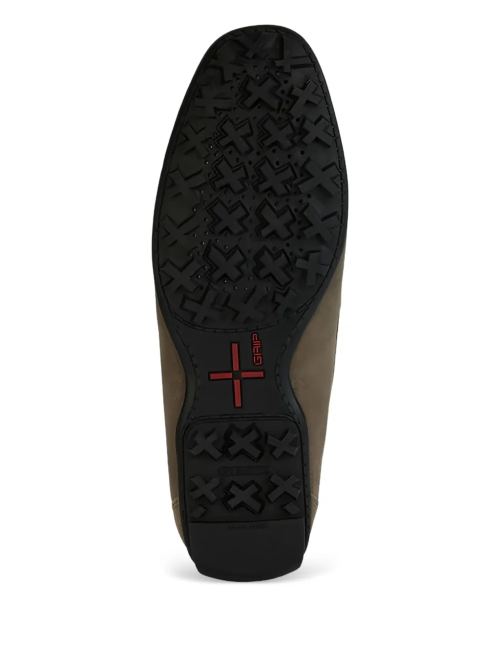 Geox Kosmopolis penny-slot suede loafers Neutrals