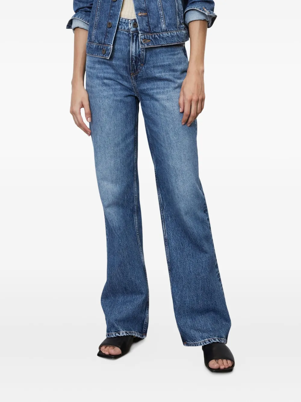 Marc O'Polo bootcut jeans - Blauw