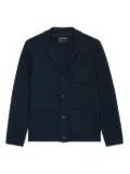 Marc O'Polo knitted button-up blazer - Blue