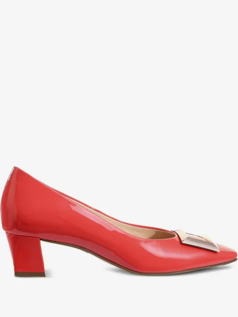 Hogl Etienne patent-leather block-heel pumps