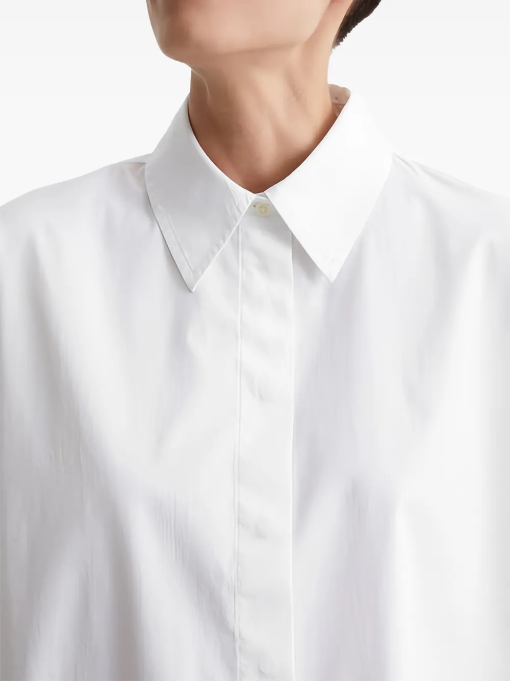 Marc O'Polo Blouse met puntige kraag Wit