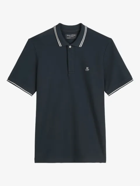 Marc O'Polo striped-collar polo shirt