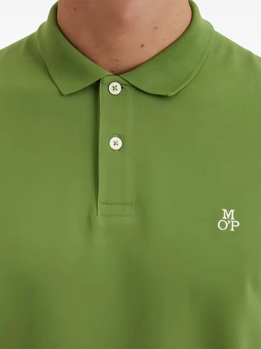 Marc O'Polo Piqué poloshirt Groen