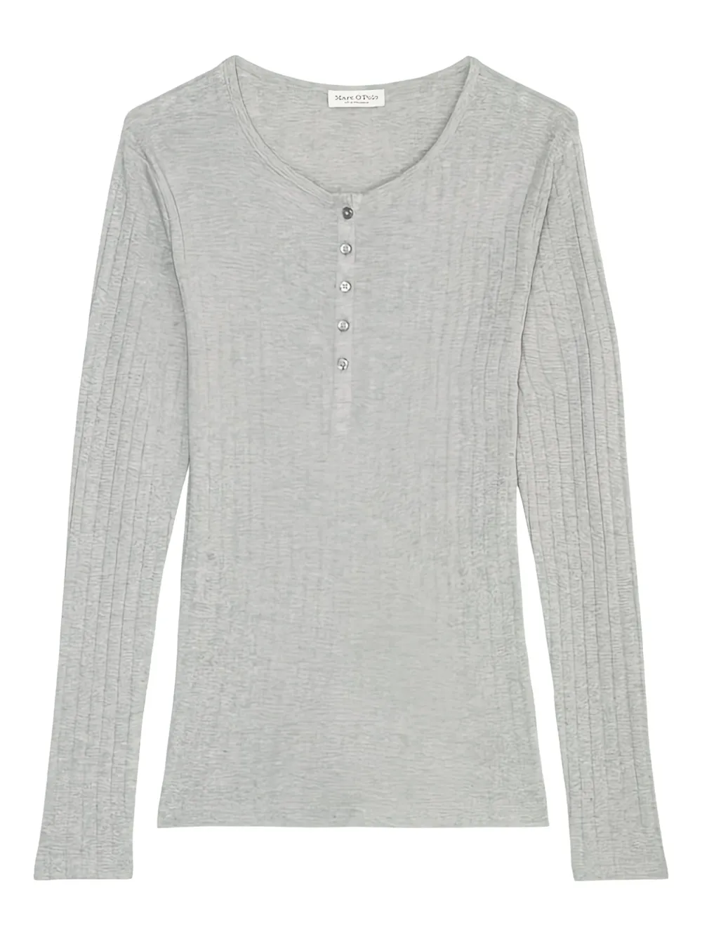 ribbed Henley top