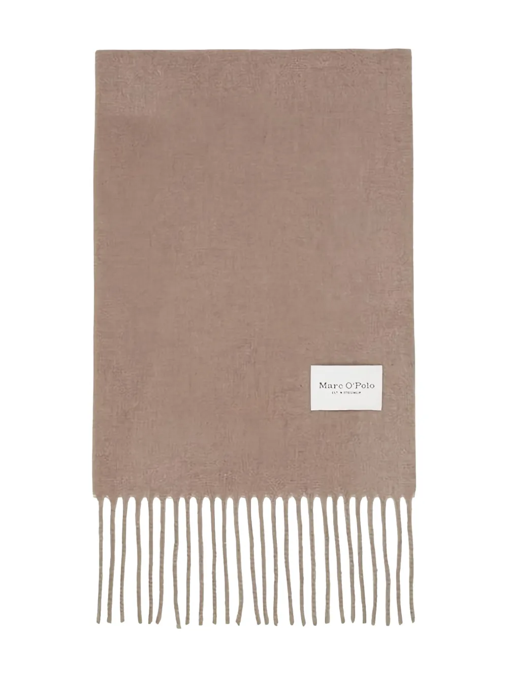 Marc O'Polo Sjaal met franje Beige