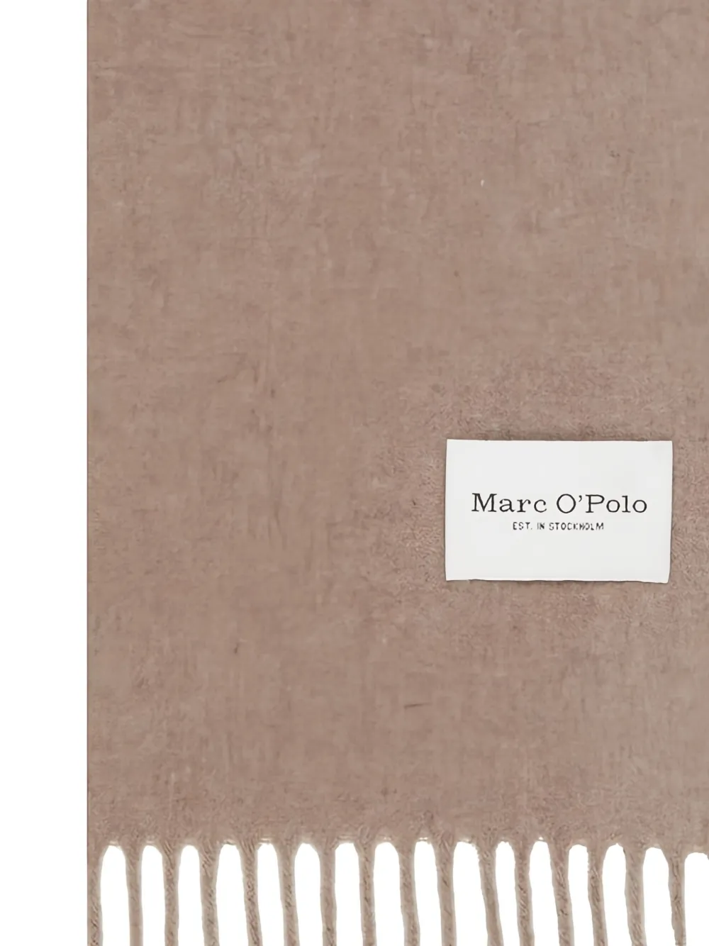 Marc O'Polo Sjaal met franje Beige