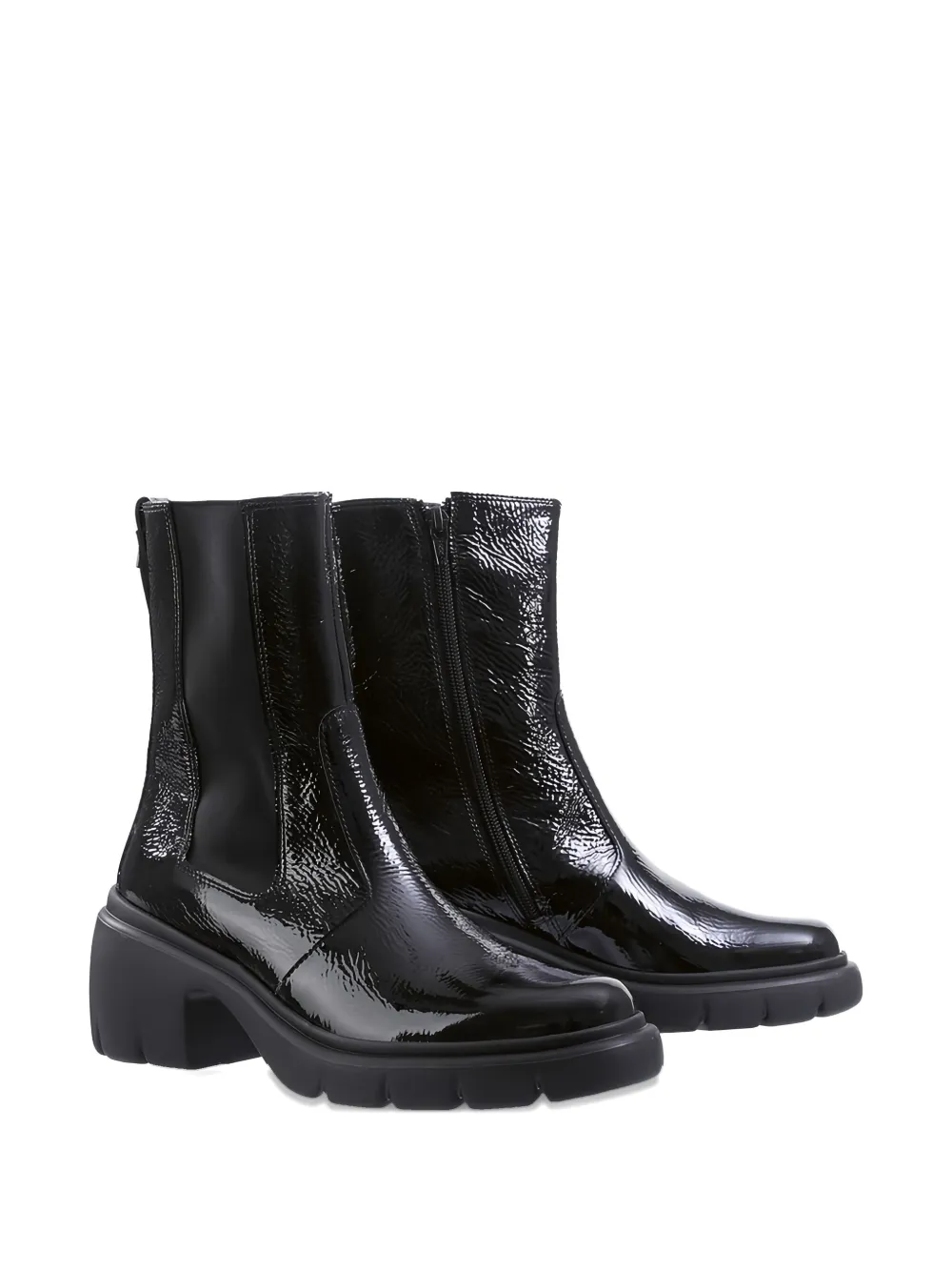 Hogl 45mm Robyn Patent Ankle Boots