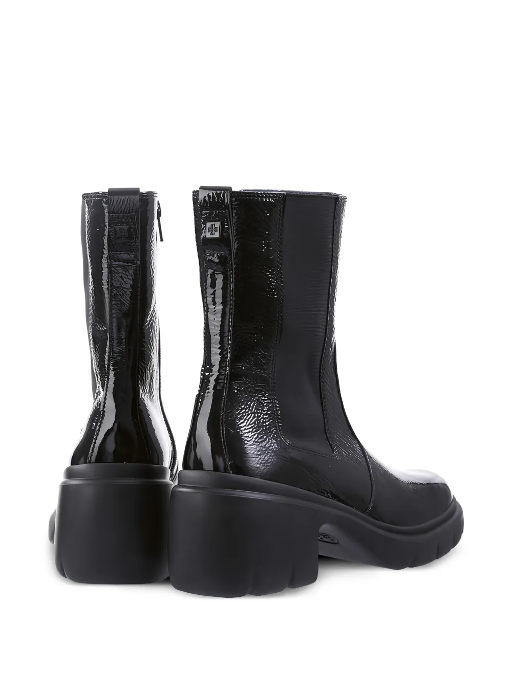 Hogl 45mm Robyn patent ankle boots Black