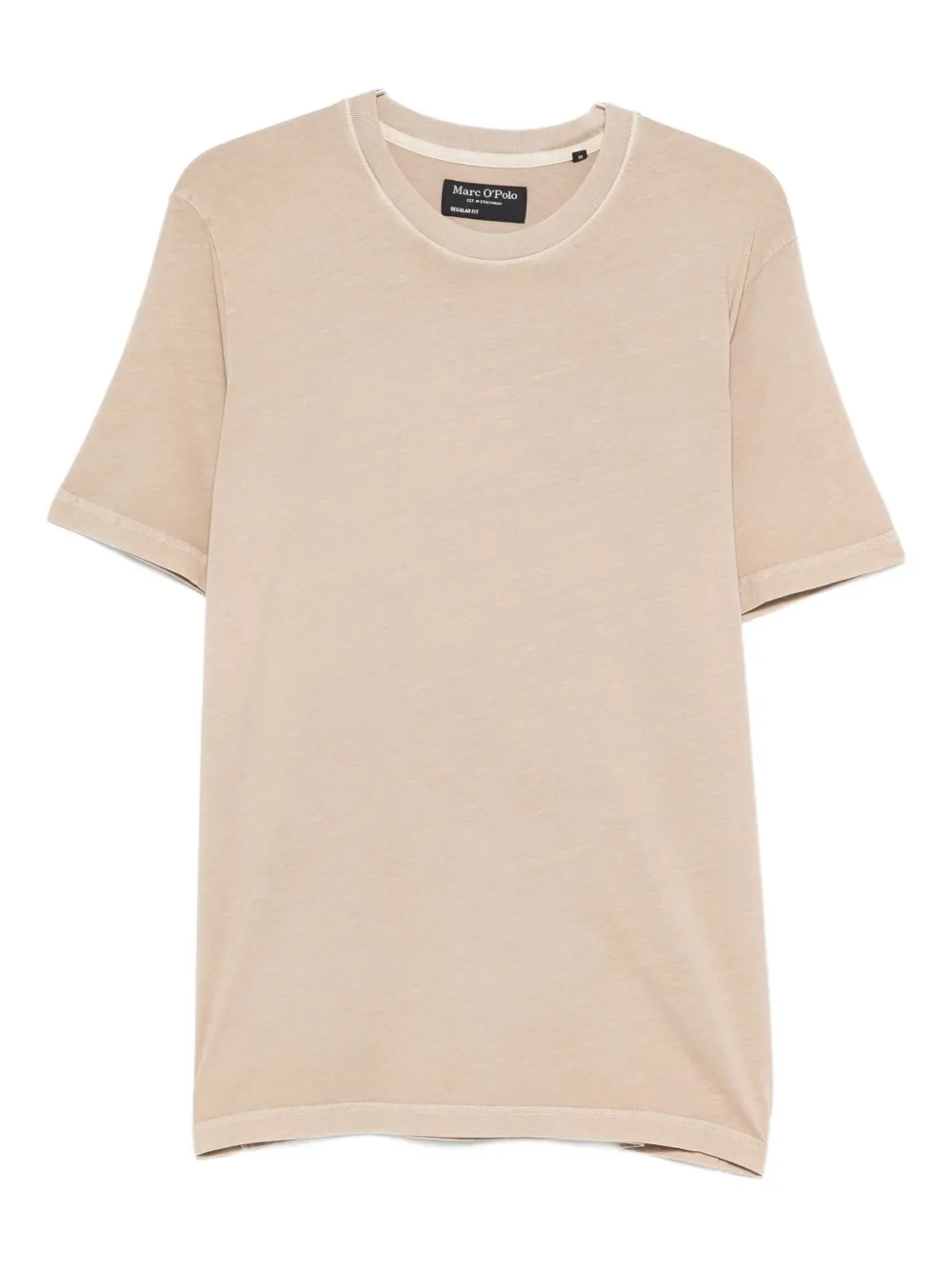 Marc O'polo Cotton Crew-neck T-shirt In Neutral