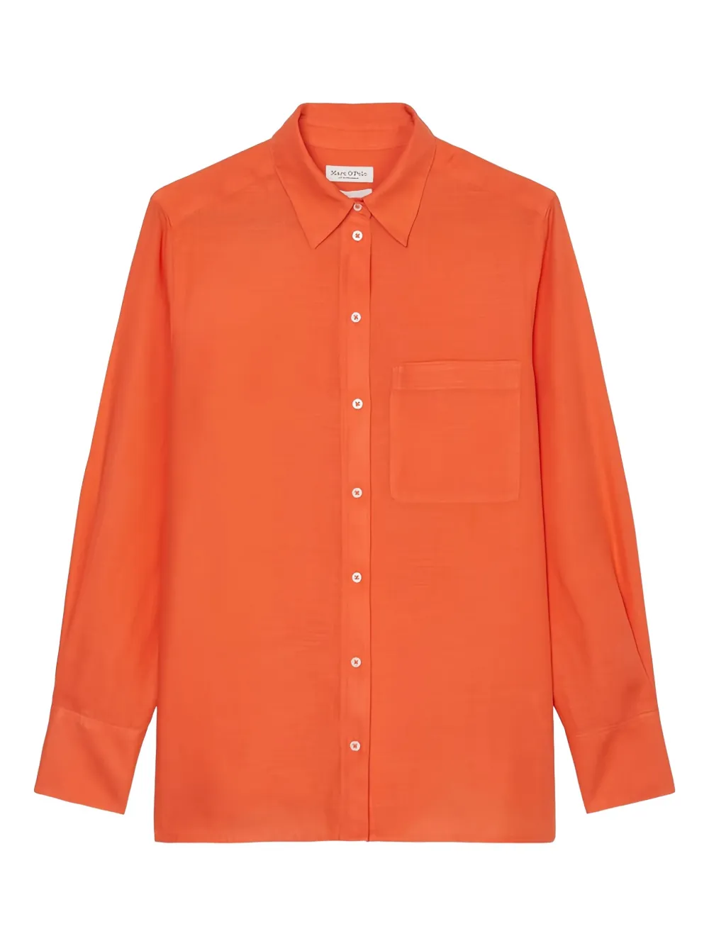 Marc O'Polo button-up long-sleeve shirt | Orange | Image 1