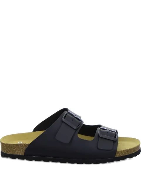 ARA double-buckle slide sandals