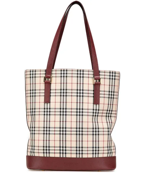 Burberry Pre-Owned 2000-2017 House Check Canvas tote bag