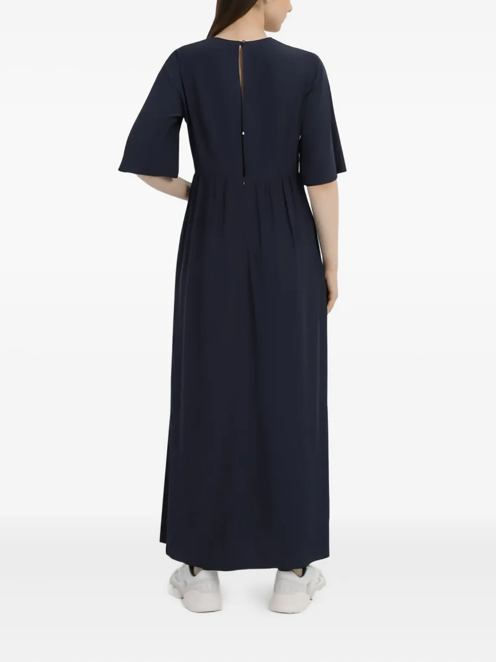 Marc O'Polo Maxi-jurk met V-hals Blauw