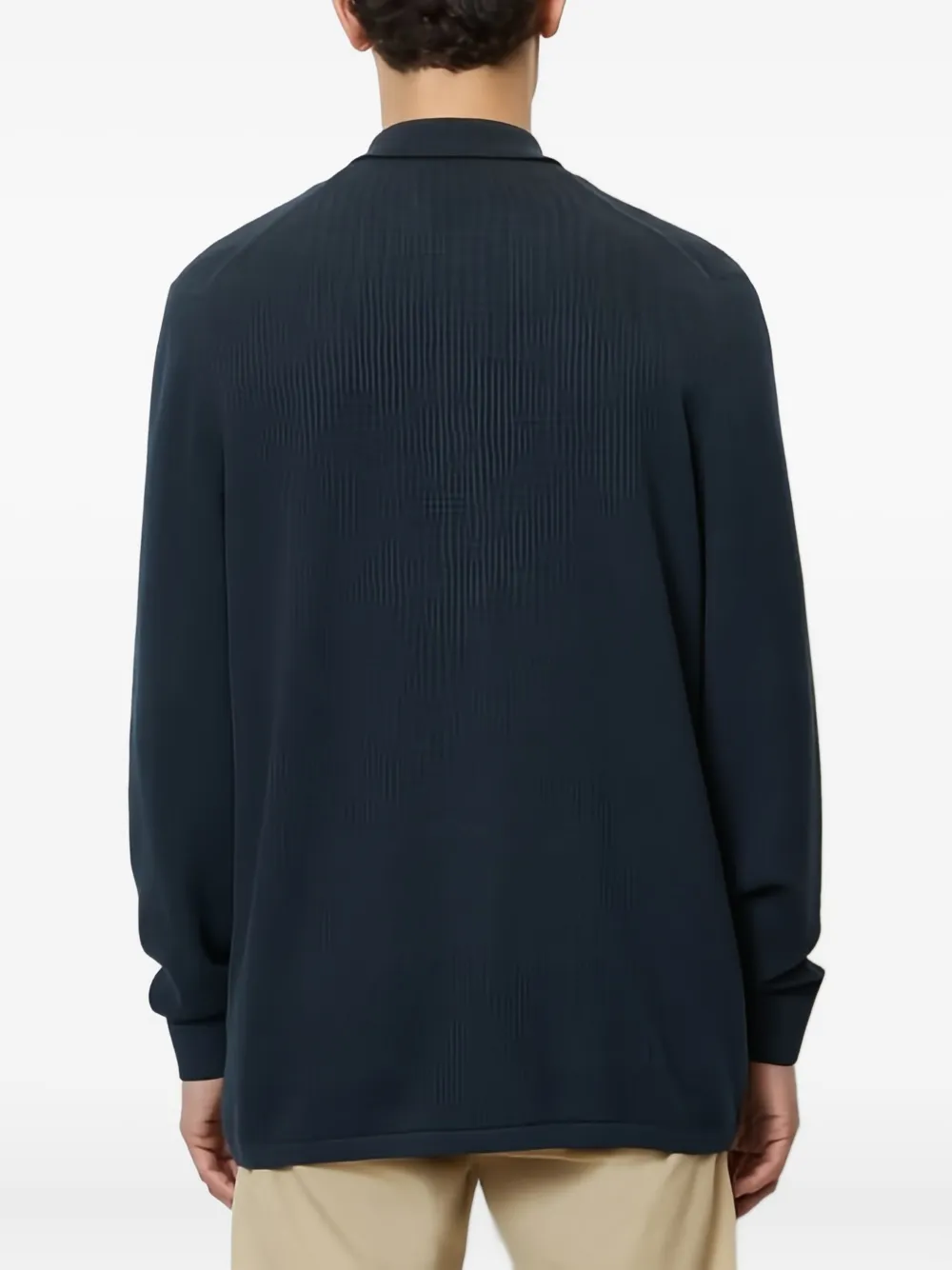 Marc O'Polo Geribbeld vest Blauw