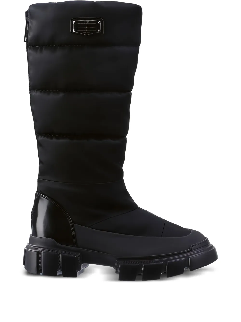 Hogl Harvey quilted knee-high boots Black