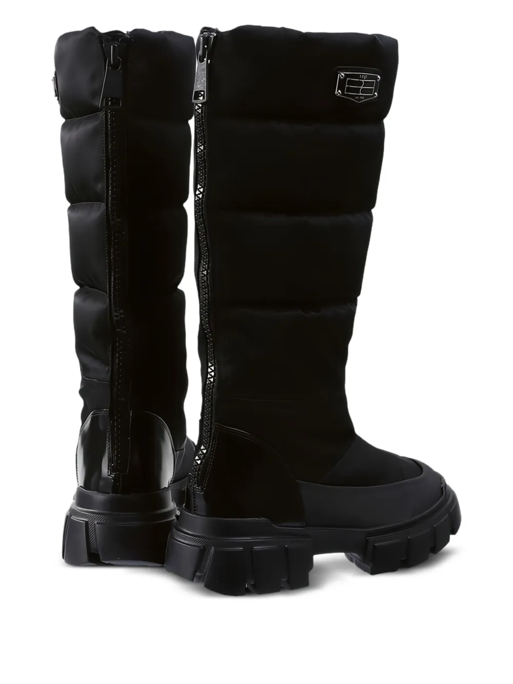 Hogl Harvey quilted knee-high boots Black