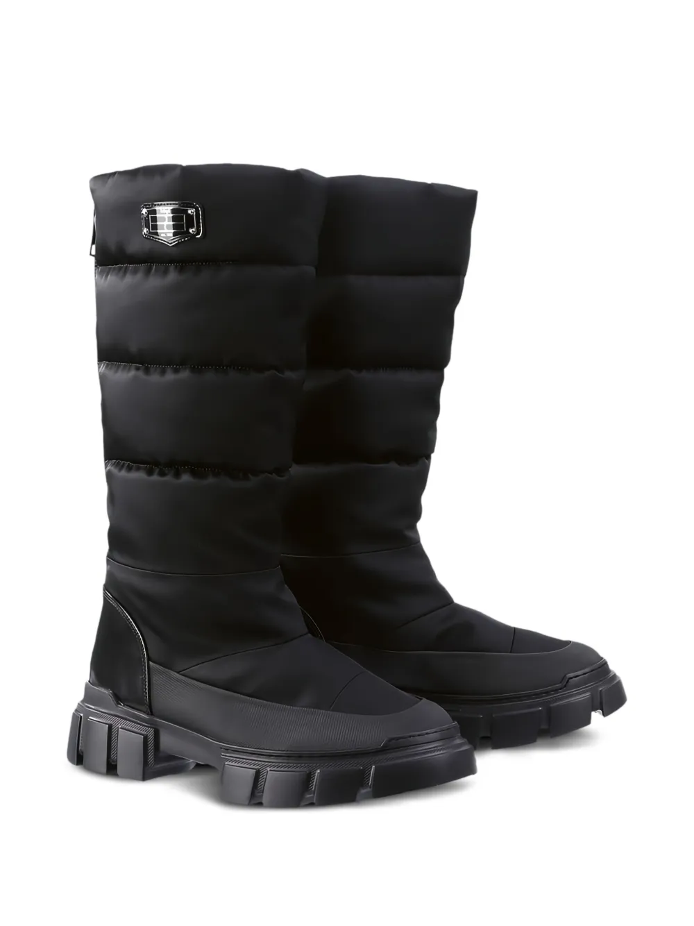 Hogl Harvey quilted knee-high boots Black